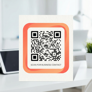 黄色仓库商务二维码